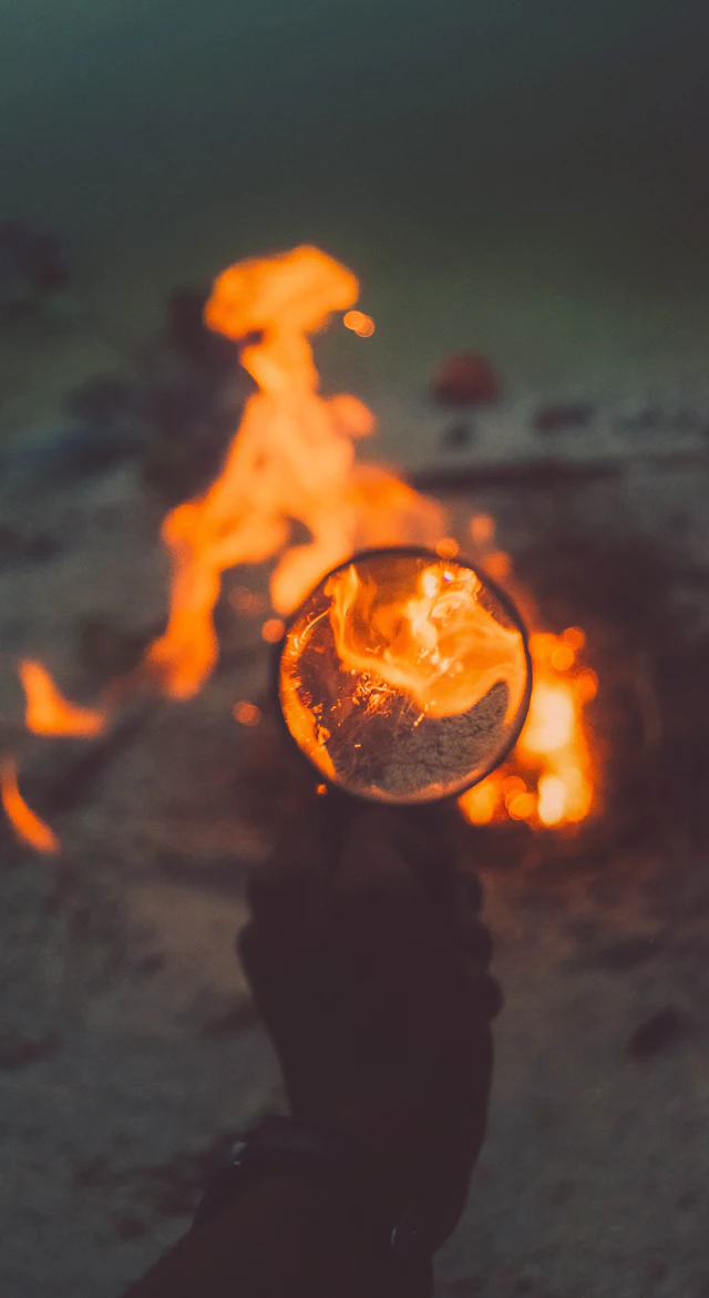 BURN! — photograph by Ibrahim Ifaaz, Maldives