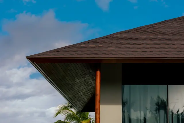 Roofline — photograph by Ibrahim Ifaaz, Maldives